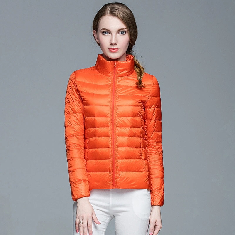 人気沸騰 ダウンコート ダウンジャケット レディース ショート丈 軽量 レディース ライトダウン 羽毛 フェザー 持ち運び 秋冬定番 防寒