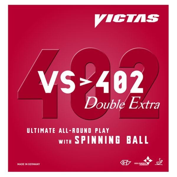 ヤマト卓球 VICTAS（ヴィクタス） 裏ソフトラバー VS402 ダブルエキストラ 020401 ブラック MAX