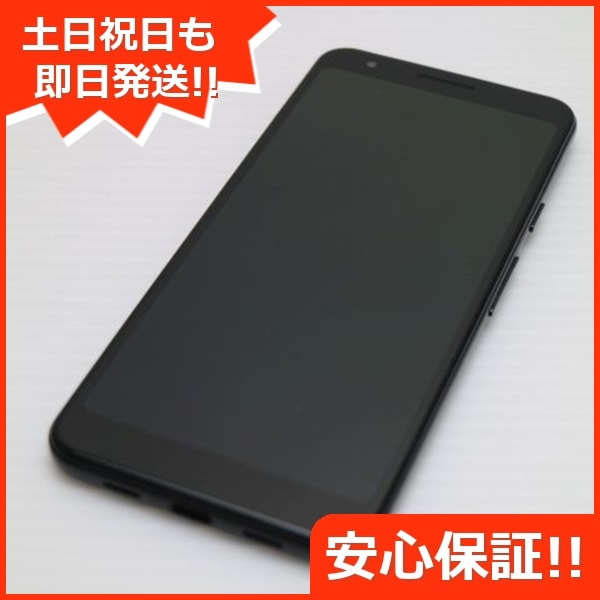 美品 Google Pixel 3a ジャストブラック 128