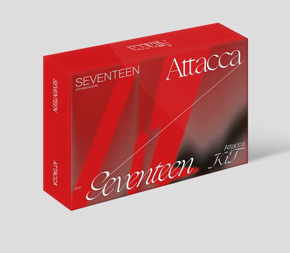 【未開封新品】 アルバムアタカAttaccaロックウィットユーSEVENTEENミニ9集 KiT ver (リニューアル)