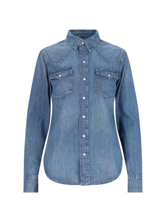 POLO RALPH LAUREN Women Shirts 211 969402 001 Blue