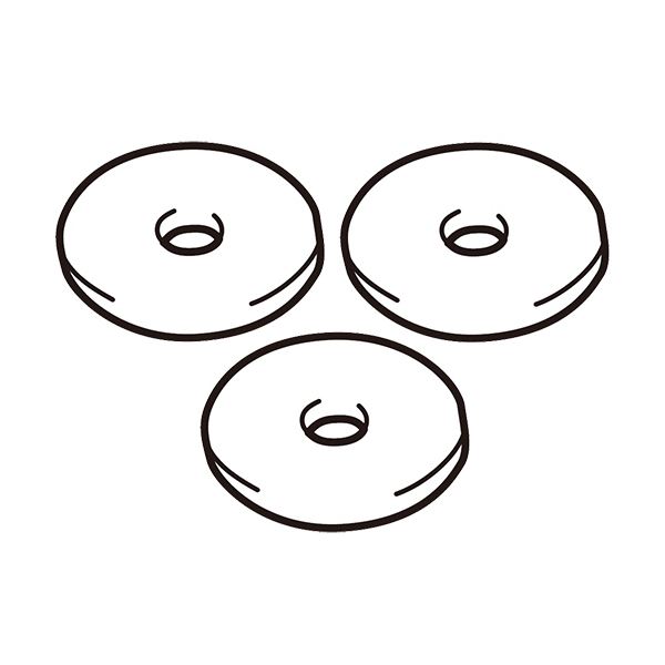 （まとめ）YAMAZEN スチーム式加湿器用交換用水アカフィルター PB-516F-3P 1パック(3枚)(×3セット) 5,720円