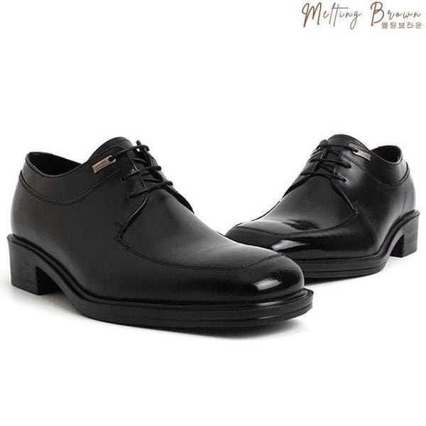 メンズシューズ 背が高くなる靴 ダービーシューズ 5cm