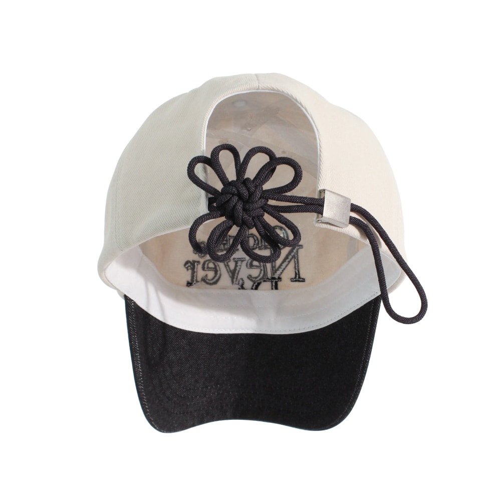 キャップ [ONGO] FLOWER KNOT CAP : 3color ONGO] Two-Tone FLOWER KNOT CAP : 3color (ONGO/キャップ