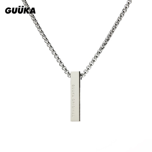 Niche 長方形ペンダント カップルネックレス
