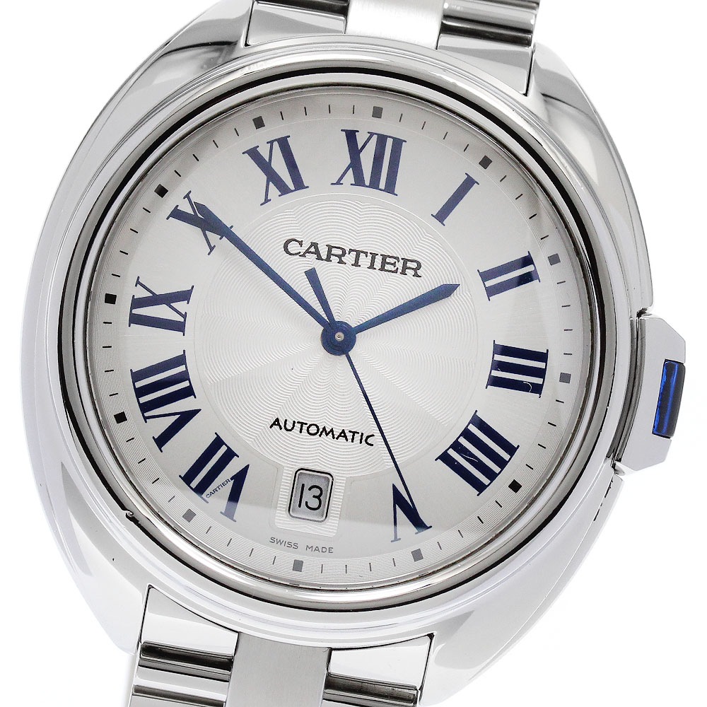 カルティエ CARTIER WSCL0007 クレ ドゥ カルティエ デイト 自動巻き メンズ 良品 _869327【中古】