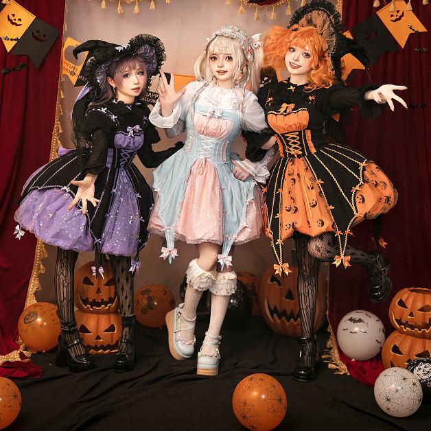 2025新作 ロリータ ハロウィン コスプレ 貴族風 コスプレ ロリータ 初心者 ワンピース メイド服/仮装 洋服 5,260円