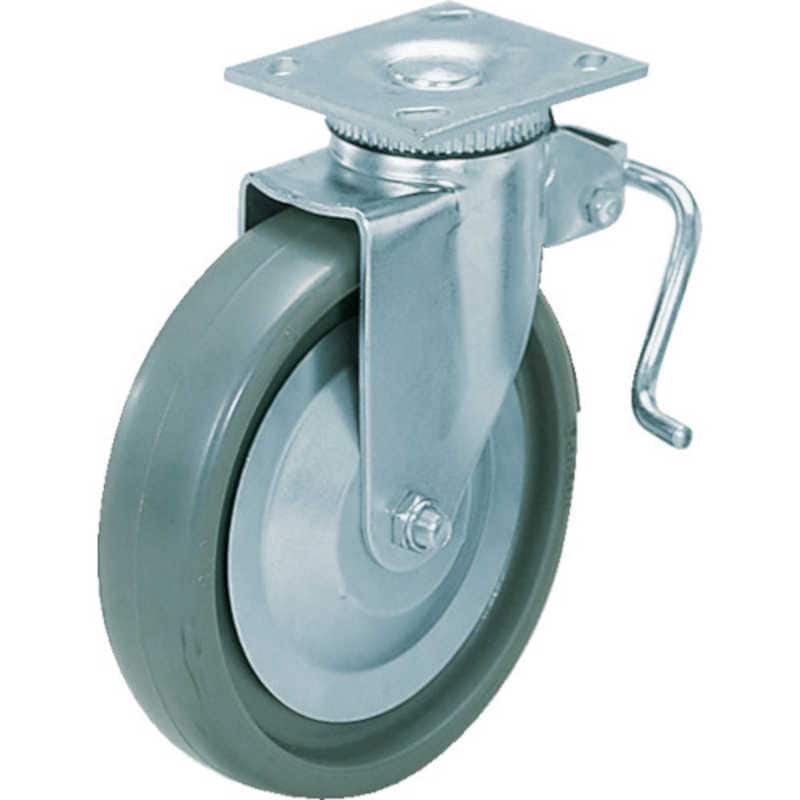 スガツネ工業　重量用キャスター径152自在ブレーキ付SE(200-133-383)　31406BPSE