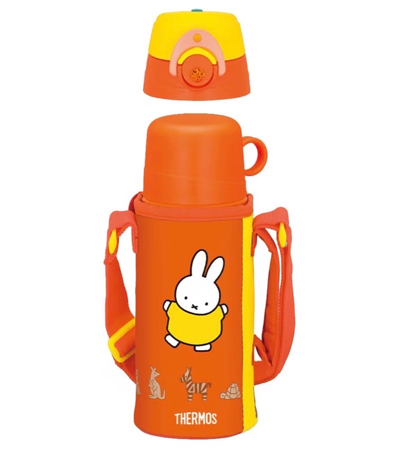 THERMOS 真空断熱2WAYボトル ミッフィー 0.63L/0.6L レッド FFG-600WFB R