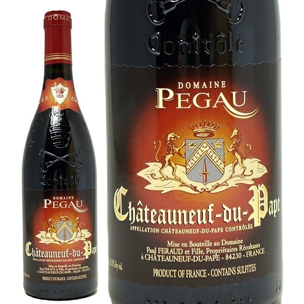2020 シャトーヌフ デュ パプ ルージュ キュヴェ ダ カポ 750ml ドメーヌ ペゴー フランス 赤ワイン コク辛口 ワイン ^C0PECP20^