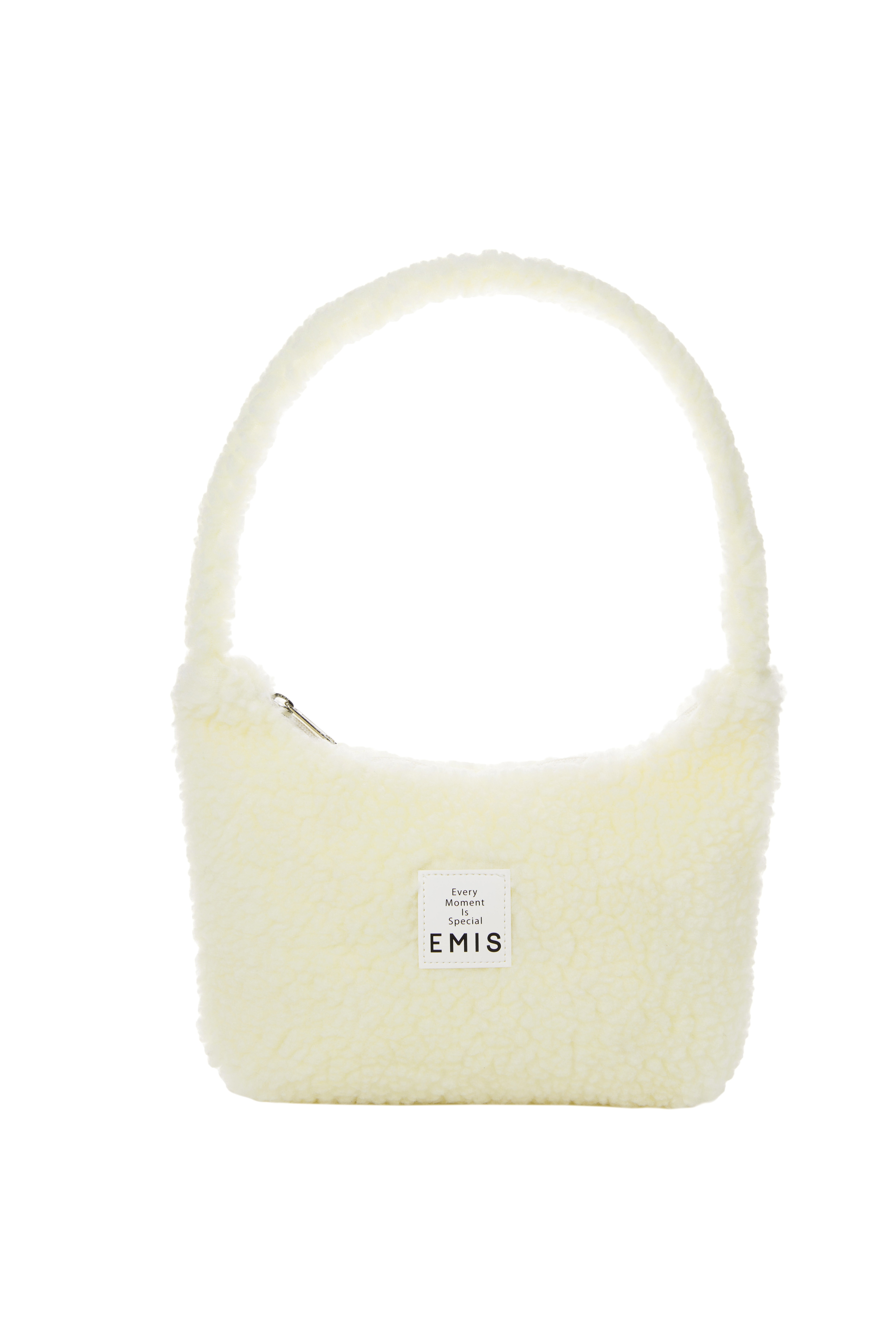 【EMIS】 BOUCLE HOBO BAG : IVORY