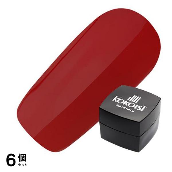 KOKOIST(ココイスト) エクセルライン ソークオフカラージェル E-3 ルージュレッド 2.5g 6個セット