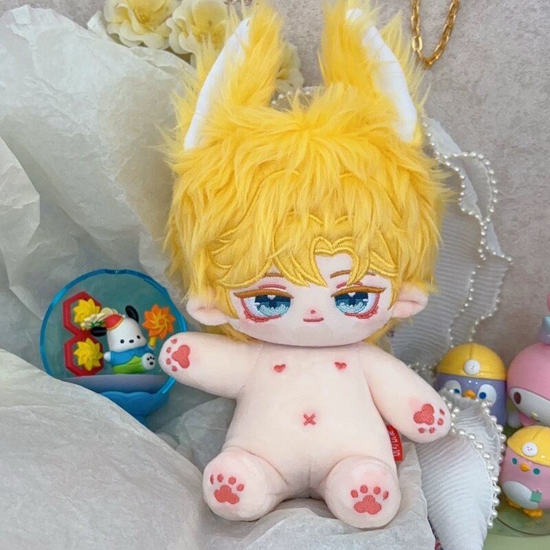 20cm 無属性ぬいぐるみ　コットン ドール　無属性　スケルトン有　本体のみ　棉花娃娃