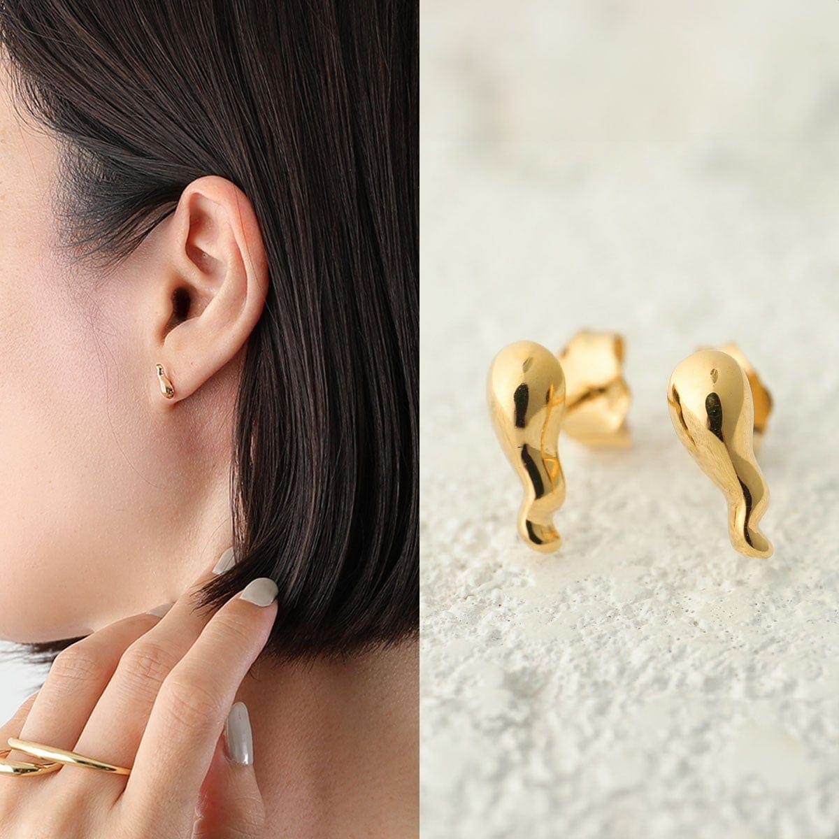 MARIA BLACK マリアブラック ピアス Spaeti Studs スピーティ スタッド 101050YG レディース 両耳販売 アクセサリー Gold】 【mega】