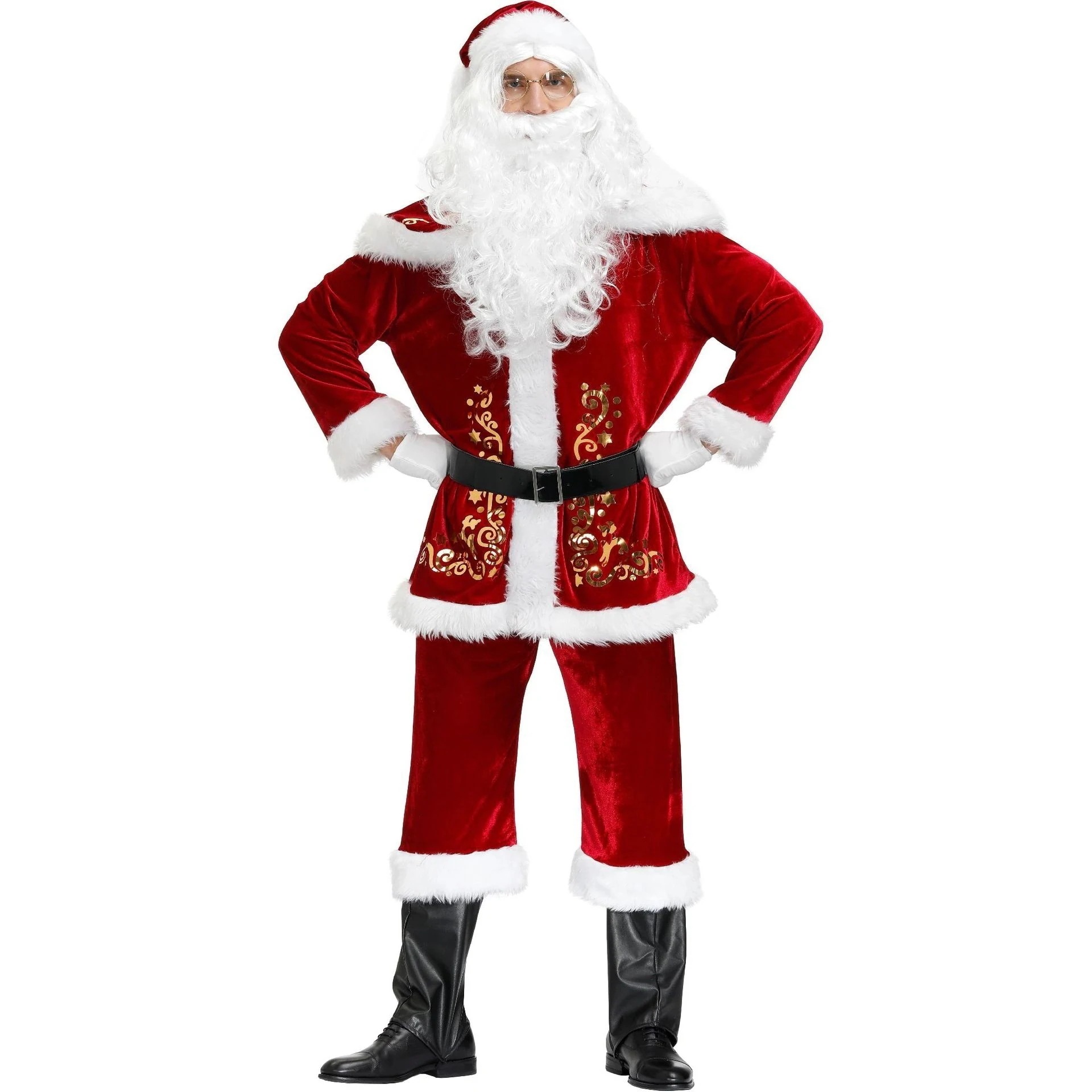 クリスマス服セット コスプレ メンズ クリスマス セクシー コスプレ サンタコスプレ衣装 制服 大人 2025福袋 4,923円