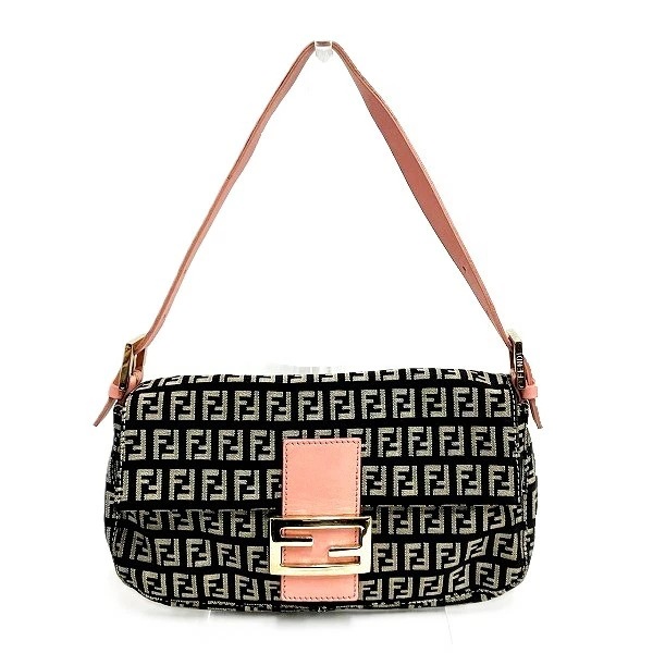 フェンディ FENDI ズッキーノ マンマバケット T10713 ワンショルダー バッグ 【中古】