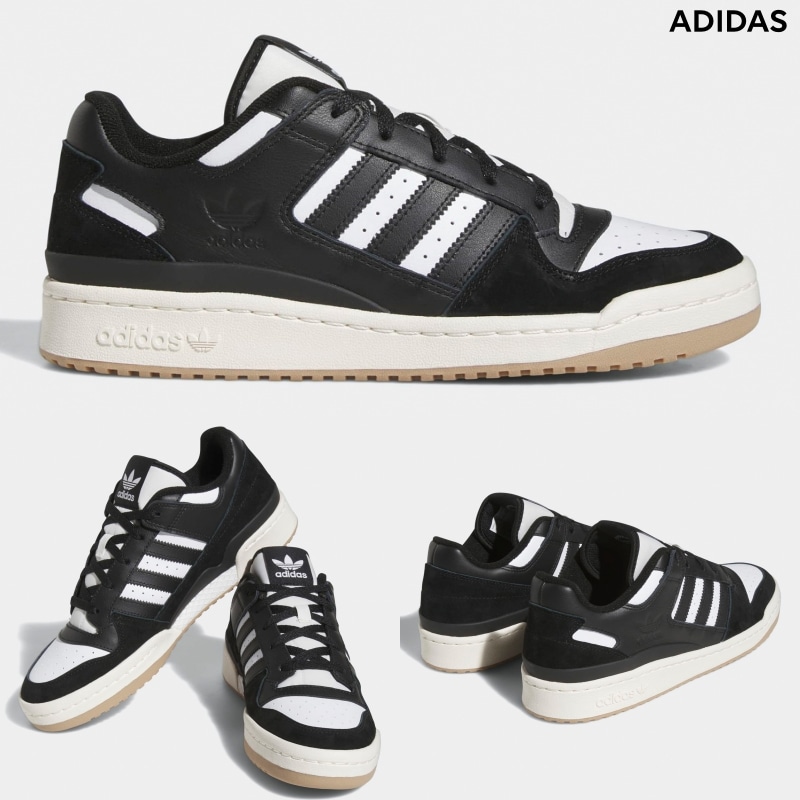 [ADIDAS] アディダス スニーカー フォーラム ロー クラシック ブラック ホワイト FORUM LOW CLASSIC / ID6857