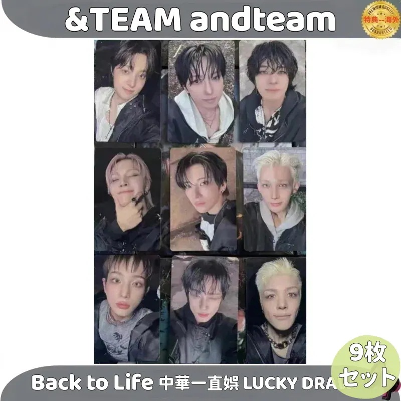 &TEAM andteam Back to Life 中華一直娯 LUCKY DRAW 9枚セット