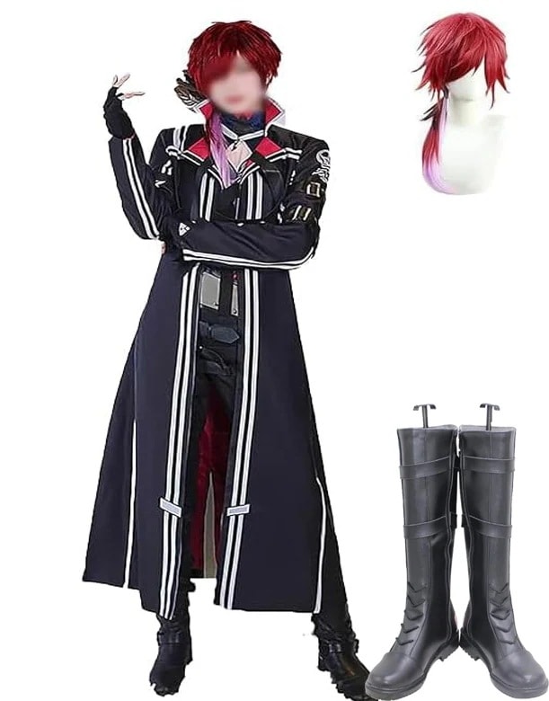 ２点で13o円OFF！【激安SALE】【即納】今だけの!コスプレ ハロウィン 靴追加可能 ウィッグ 仮装 学園祭 イベント コスプレ衣装 イロアス ローレン バーチャルYouTuber イベン