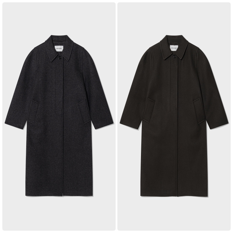 【LOW CLASSIC】 25FW SINGLE-BUTTONED BALMACAAN COAT : 2COLORS