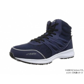 福山ゴム工業　作業靴 CITY HUNTER 700　24.5cm ネイビー EE70300