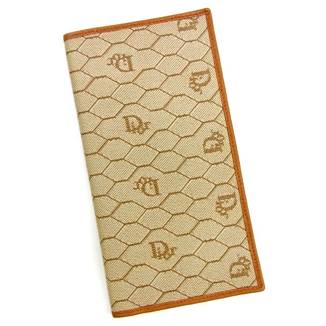 札入れ オールド ベージュ×ライトブラウン レディース 中古