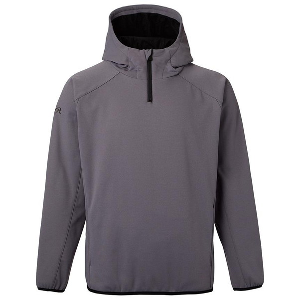 Rawlings ローリングス ブロックフリースフードハーフジップトップ AOS15F21-GRY
