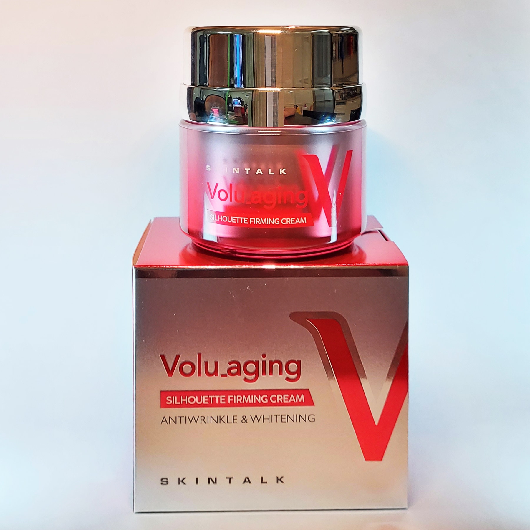 Volu Aging Silhouette Firming Cream 50ml AntiWrinkle Whitening K-Beauty