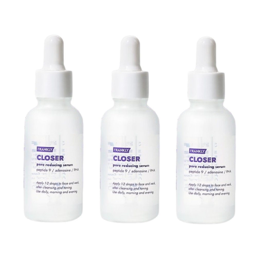 【1+1+1】 クローザーセラム 30ml / CLOSER pore reducing seroum / peptide 9 / adenosine / PHA / もちもち毛穴セラム