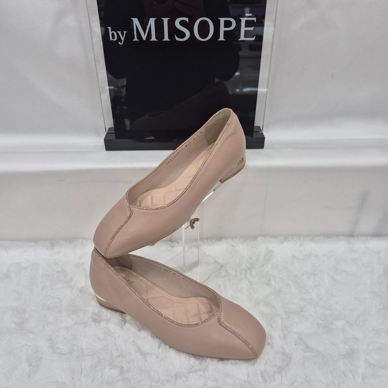 By 女性 スクエア ホットフィックス フラット 112HT435ST001 PINK 1 JJ