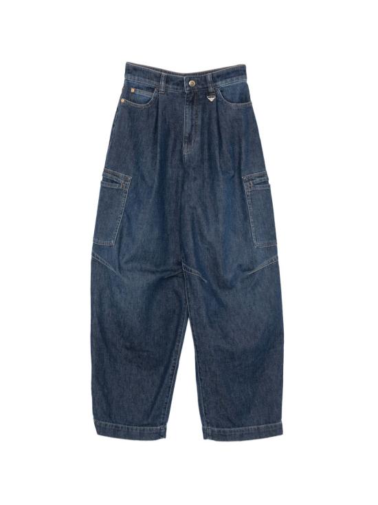 EMPORIO ARMANI Women Denim Pants EW004800 AF27890MB002 NAVY