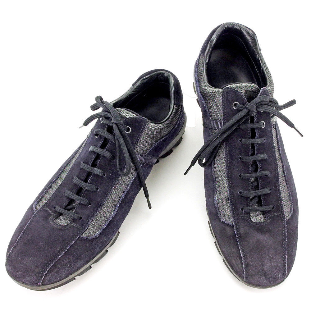 スニーカー スポーツシューズ 靴 ブラック 中古