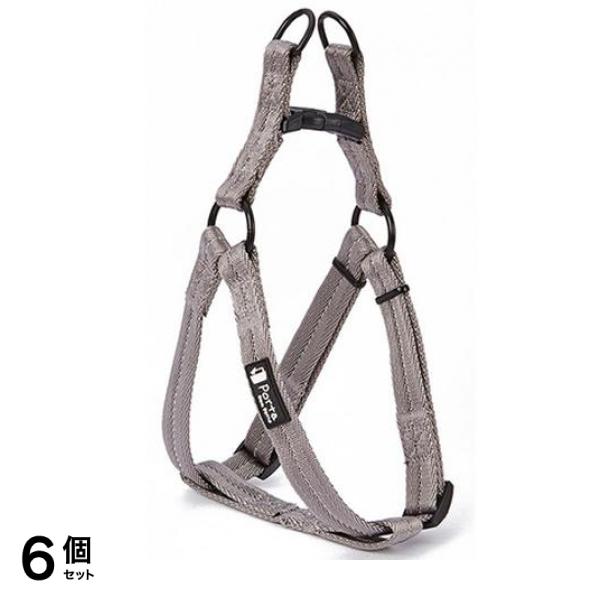 ペティオ Porta ポルタ ハーネス S 小型犬用胴輪 シルバーグレー 1個入 (W57628) 6個セット