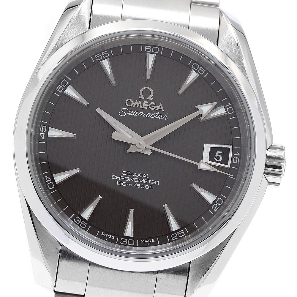 オメガ OMEGA 231.10.39.21.06.001 シーマスター アクアテラ デイト コーアクシャル 自動巻き メンズ 良品 _890153【中古】