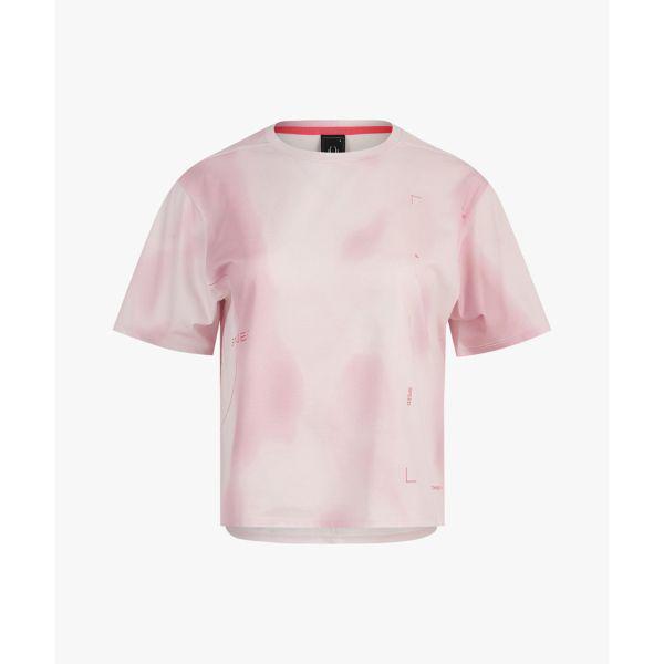女性用トレーニングシンボルロゴグラフィックTシャツ SPJMCNRS351WPNK 659645