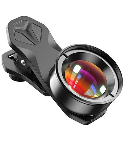 他サイト： Apexel スマホマクロレンズ HDスマホ用マクロレンズ マイクロレンズ 近距離撮影 ディティール撮影用スマホレンズ スマートフォン用レンズ 使用簡単 携帯便利 超大口径 クリップ式レンズ iOSの商品画像