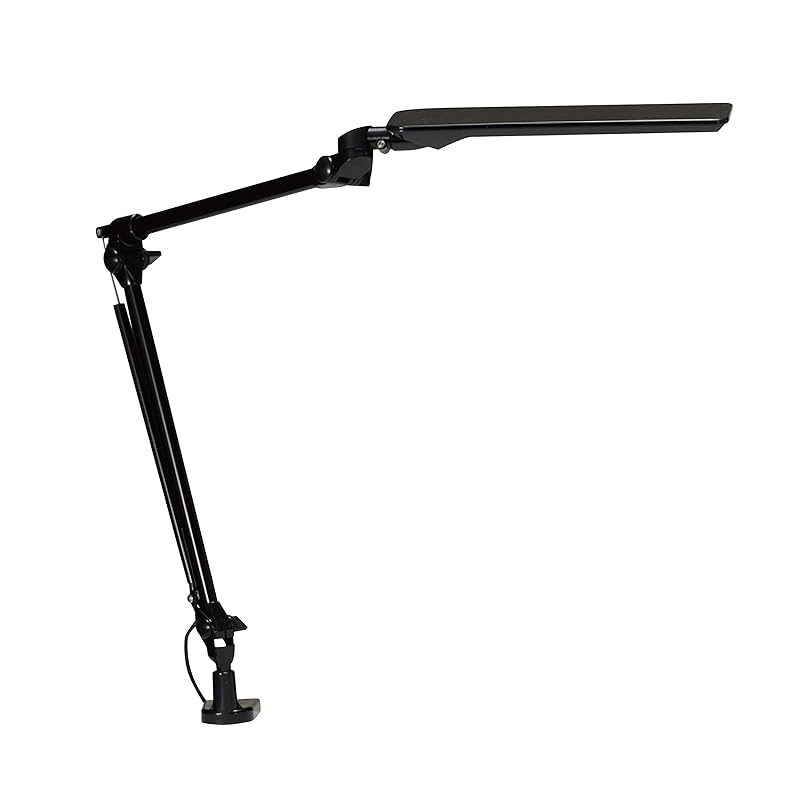 即納：コイズミファニテック KOIZUMI (学習机 勉強机 学習デスク) デスクライト LEDライト クランプ LEDアームライト ブラック PCL-312BK