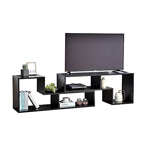 色：ブラック サイズ：Free Vanlent テレビ台 ローボード 伸縮幅1050*2100mm