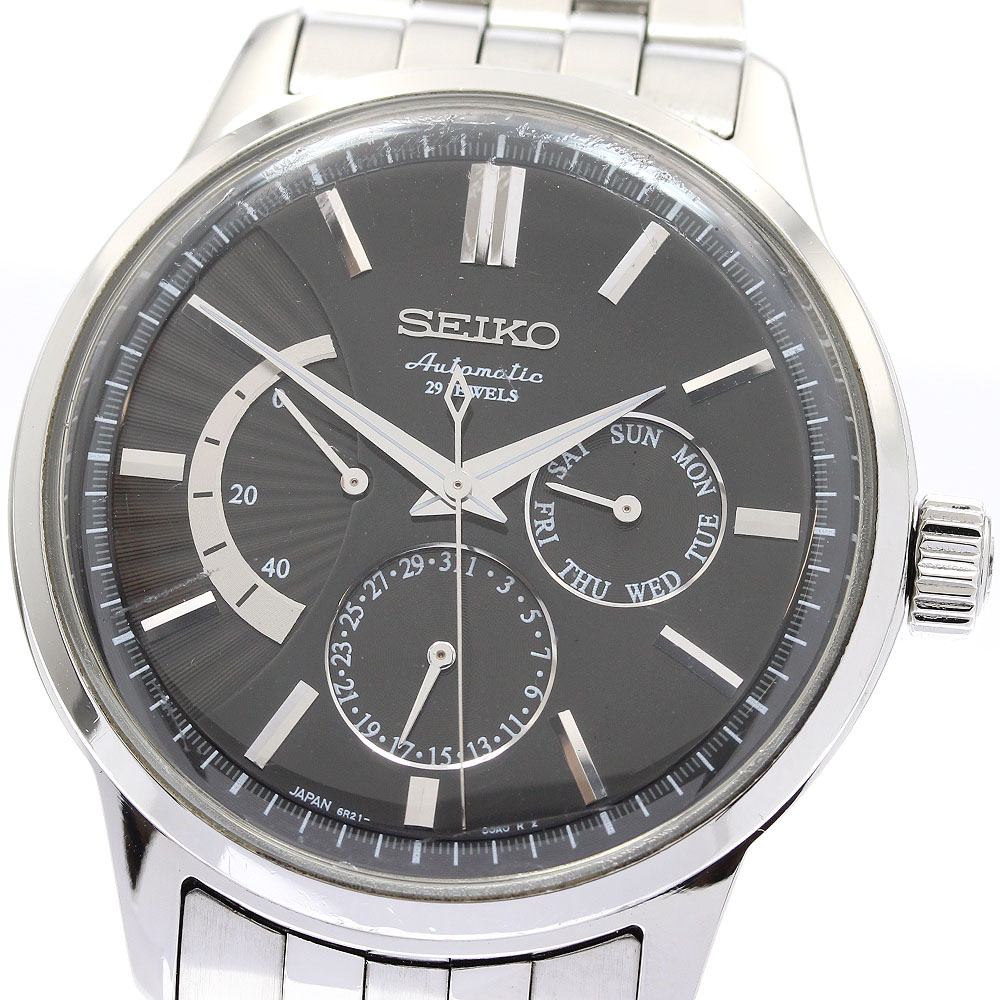 セイコー SEIKO 6R21-00A0/SARC013 メカニカル デイデイト 自動巻き メンズ _888894【中古】