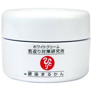 銀座まるかん ホワイトクリーム 25g 斎藤一人 フェイスクリーム ヒアルロン酸配合 天然植物エキス 肌にやさしい メイク効果 保湿 美肌 下地 乾燥 潤い 5,303円