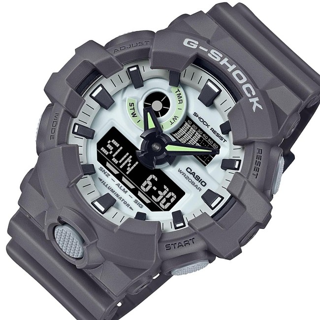 アナデジモデル メンズ腕時計 HIDDEN GLOWシリーズ(海外モデル)GA-700HD-8AG-SHOCK
