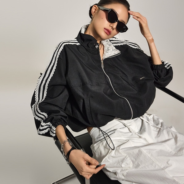 J2738 レース ジャンパージャケット