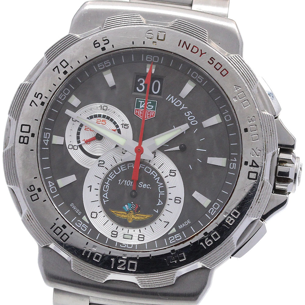 タグホイヤー TAG HEUER CAH101A.BA0860 フォーミュラ1 インディ500 クロノグラフ クォーツ メンズ 保証書付き_860076【中古】