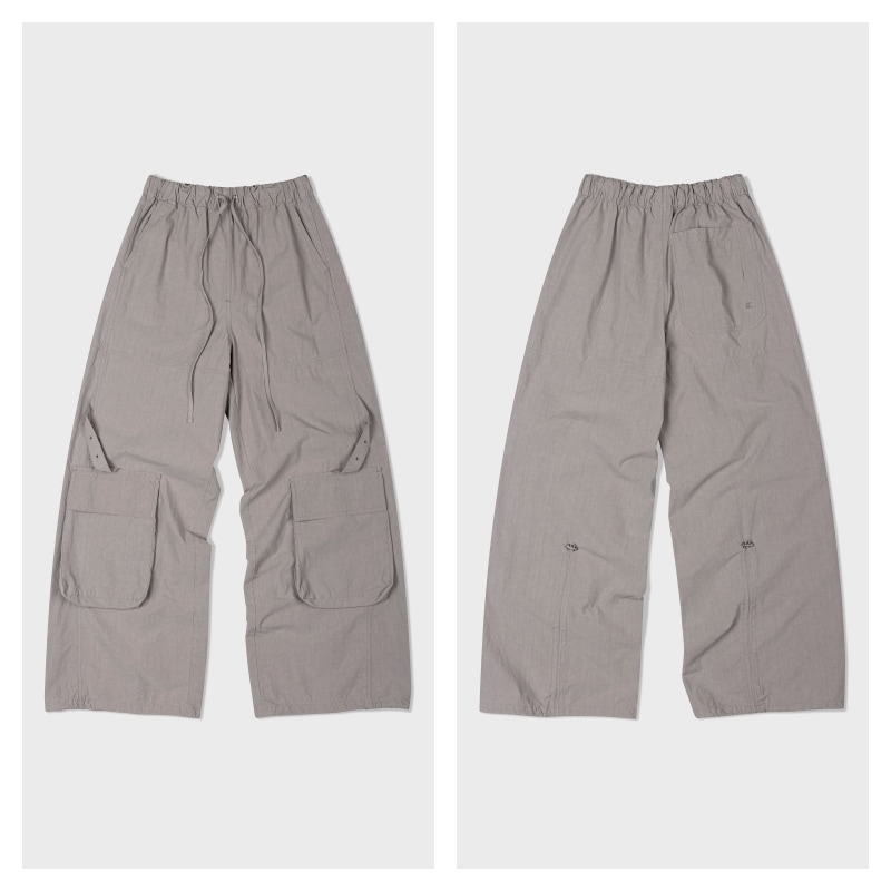 【LOW CLASSIC】 POCKET PANTS : GREY