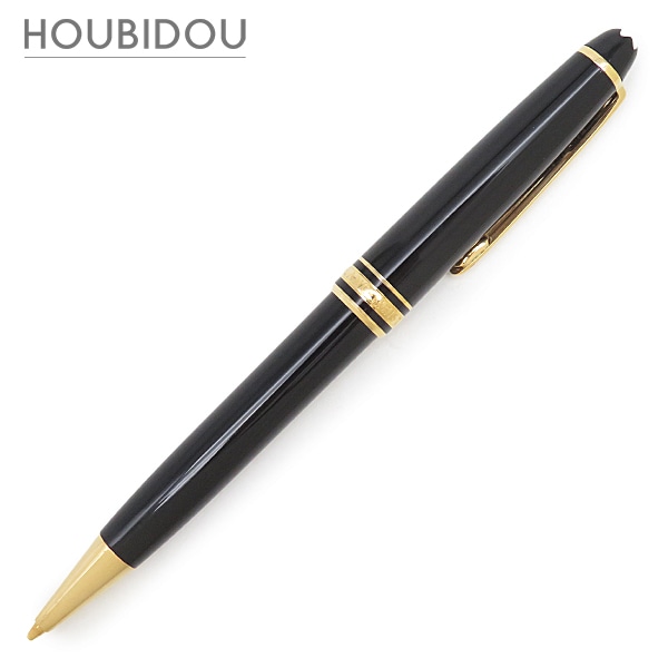 モンブラン 文具 マイスターシュテュック ゴールド クラシック メカニカルペンシル 0.5mm GP プレシャスレジン ブラック×ゴールド シャープペンシル 132456【中古】