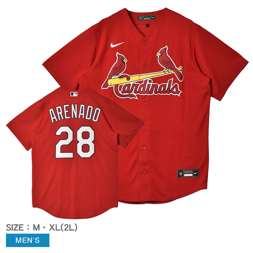 OFFICIAL REPLICA JERSEY T770-SCSS メンズ ノーランアレナド セントルイスカージナルス MLB メジャーリーグ トップス ベースボールシャツ ユニフォーム