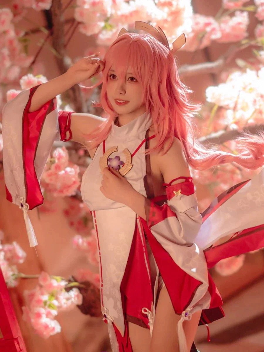 コスチューム期間限定30％ みこ）Miko Yae 原神 コスプレ衣装 げんしん genshin 八重神子（やえパーティーイベント用品コスプレ変装仮装