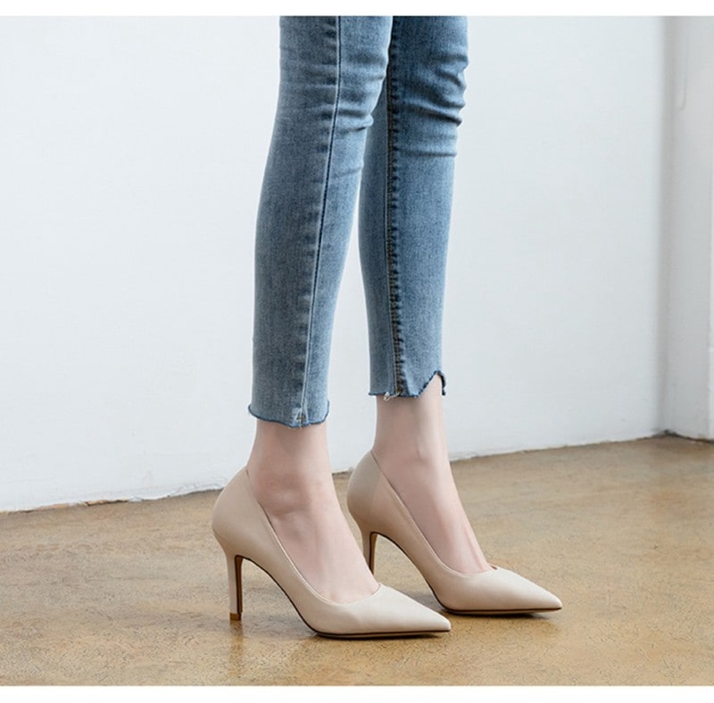 パンプス 走れる 痛くない 長時間 疲れない 脱げない ポインテッドトゥ 黒 ハイヒール ピンヒール 軽い 黒 7cmヒール ハイヒール 歩きやすい 通勤 春 夏 秋 冬 おしゃれ リクルート 小さい