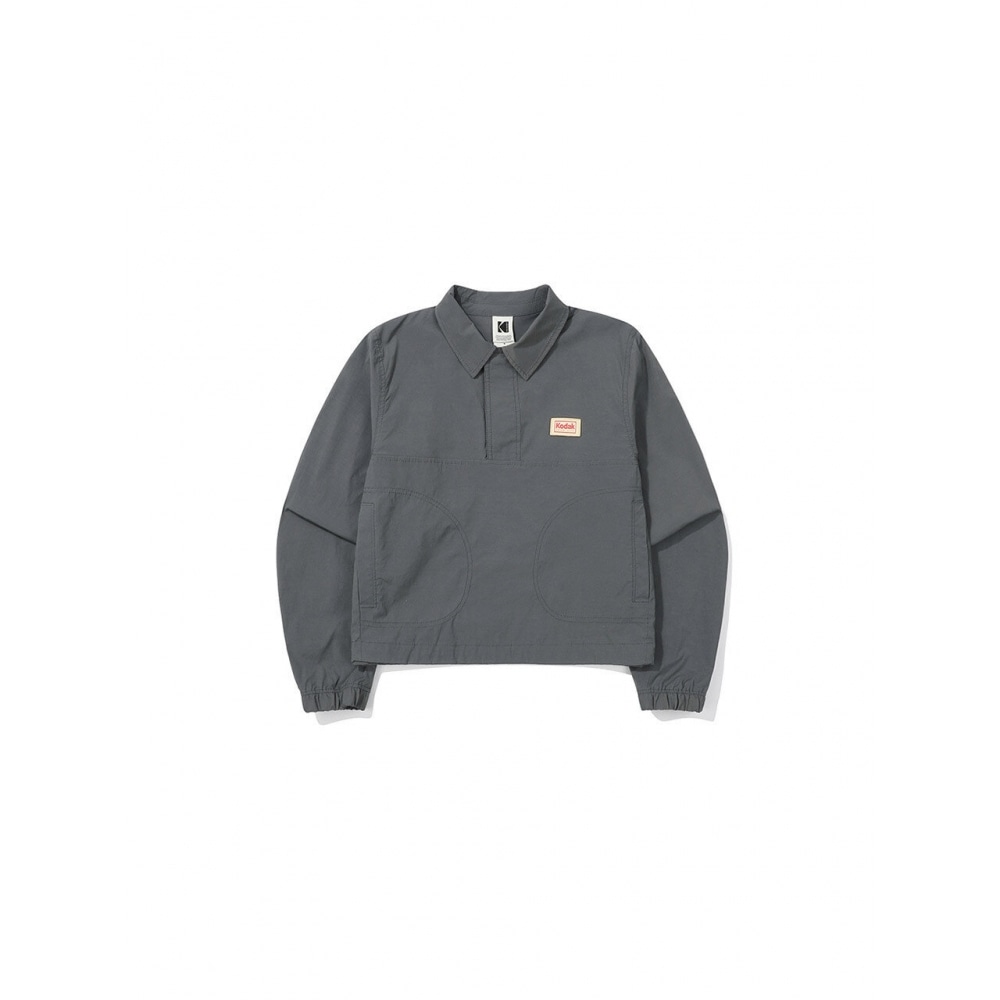 コダックアパレルカラーアイセミクロップフィットカラアノラックジャケット女性用チャコール 28,550円