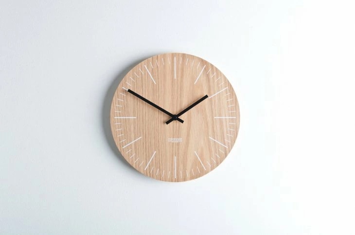 UPSTAIRS STUDIO OAKY Wall Clock (M01W)【壁掛け時計